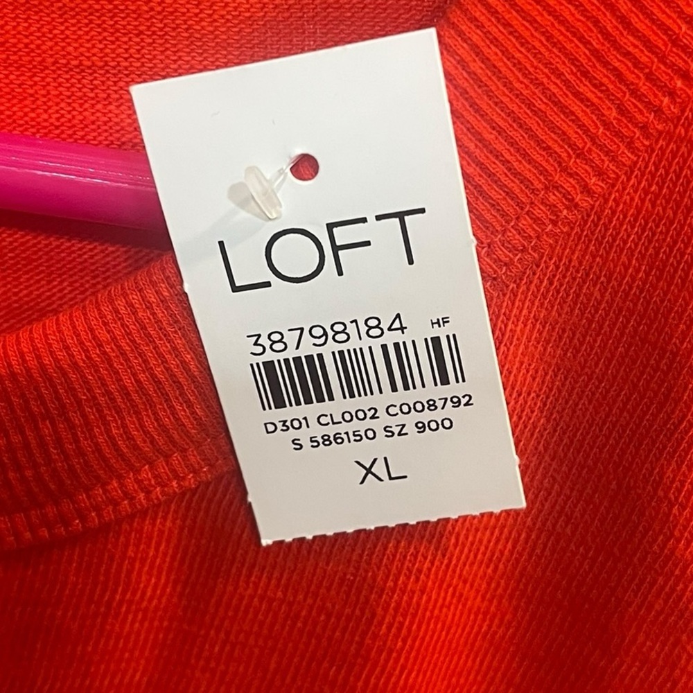 NWT - Loft - Harbor Tank Top - Red - XL - 100% Cotton - Picture 6 of 8